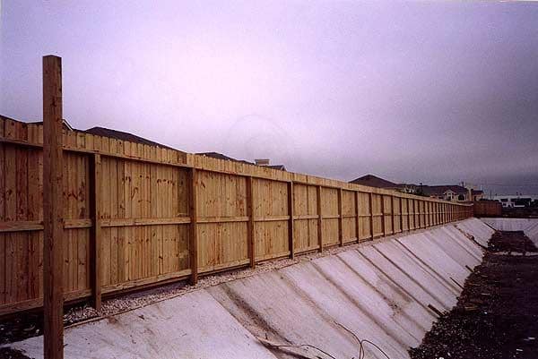 6 ft privacy, treated pine
