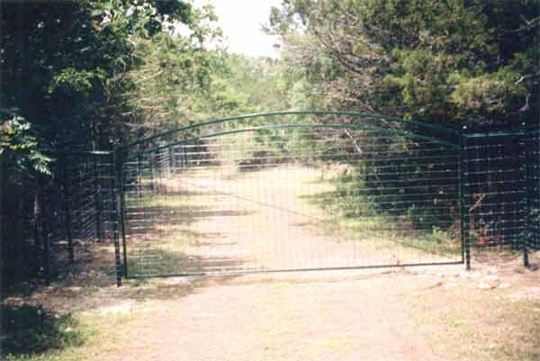 Panel-filled gate