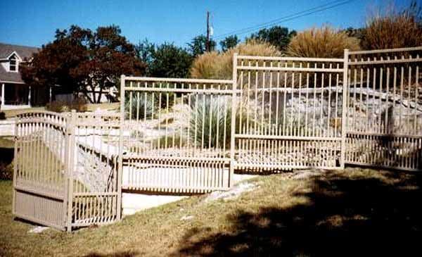 White wrought iron